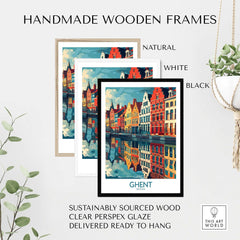 Ghent Wall Art Print - Belgium-This Art World