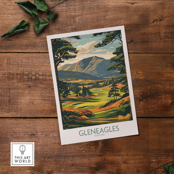 Gleneagles Scotland Wall Art part of our best collection or travel posters and prints - ThisArtWorld