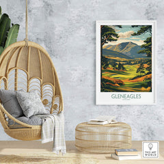 Gleneagles Scotland Wall Art part of our best collection or travel posters and prints - ThisArtWorld