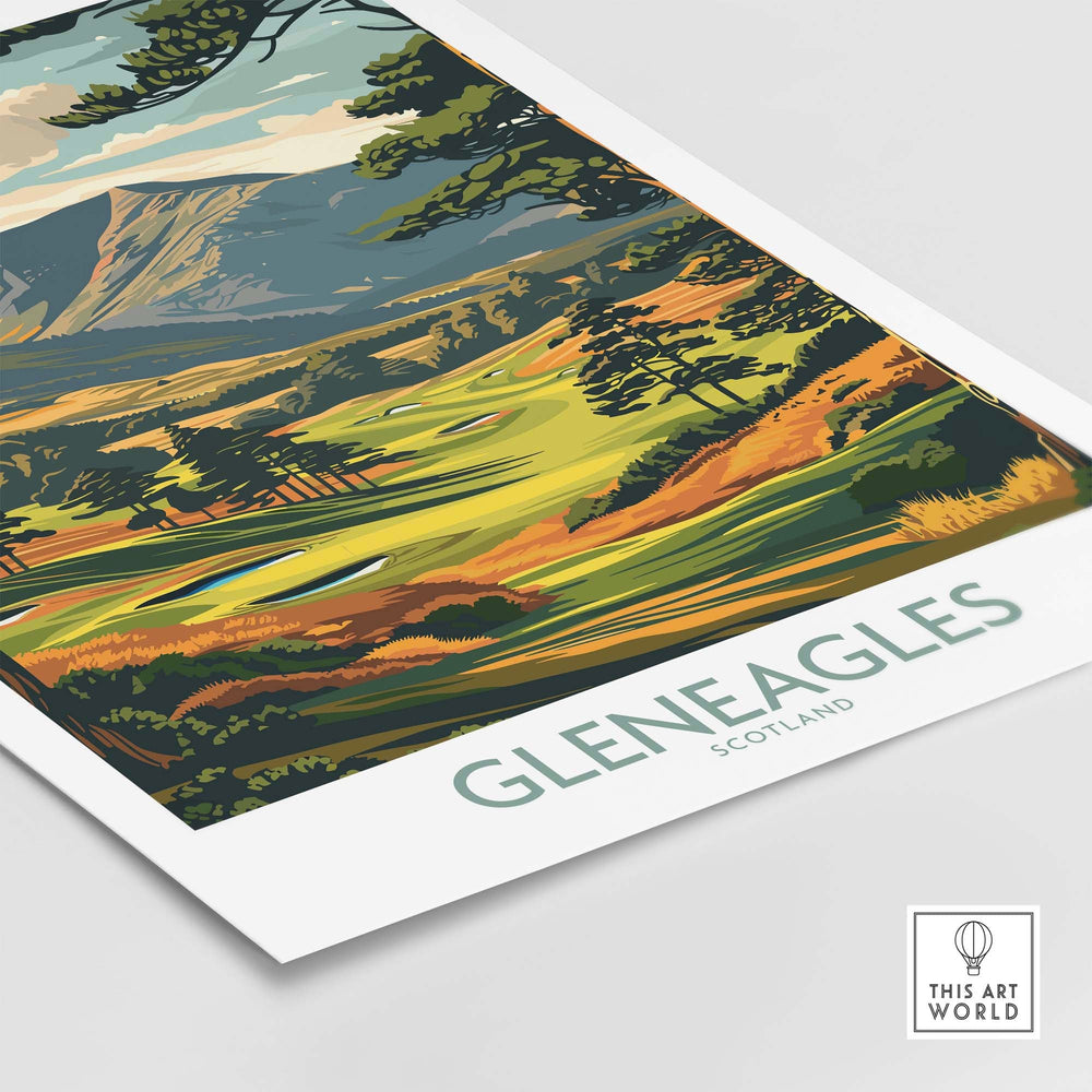 Gleneagles Scotland Wall Art part of our best collection or travel posters and prints - ThisArtWorld