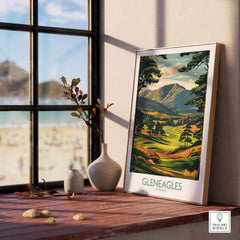 Gleneagles Scotland Wall Art part of our best collection or travel posters and prints - ThisArtWorld