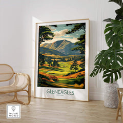 Gleneagles Scotland Wall Art part of our best collection or travel posters and prints - ThisArtWorld