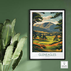 Gleneagles Scotland Wall Art part of our best collection or travel posters and prints - ThisArtWorld
