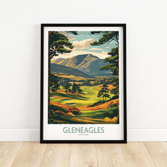 Gleneagles Scotland Wall Art part of our best collection or travel posters and prints - ThisArtWorld