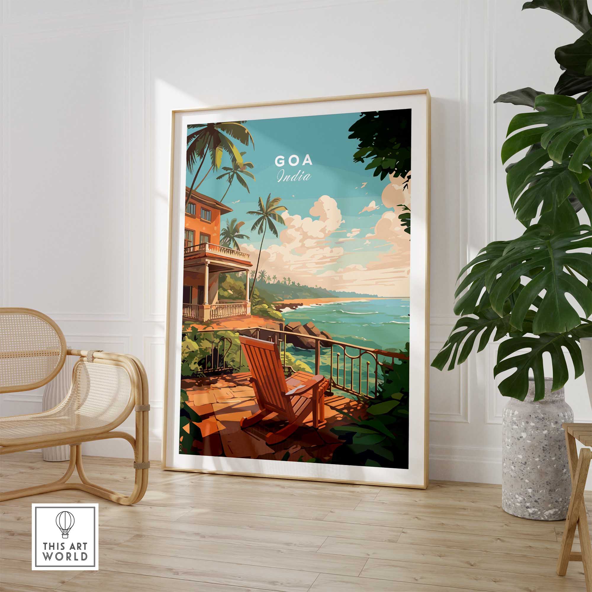 Goa India Wall Art-This Art World
