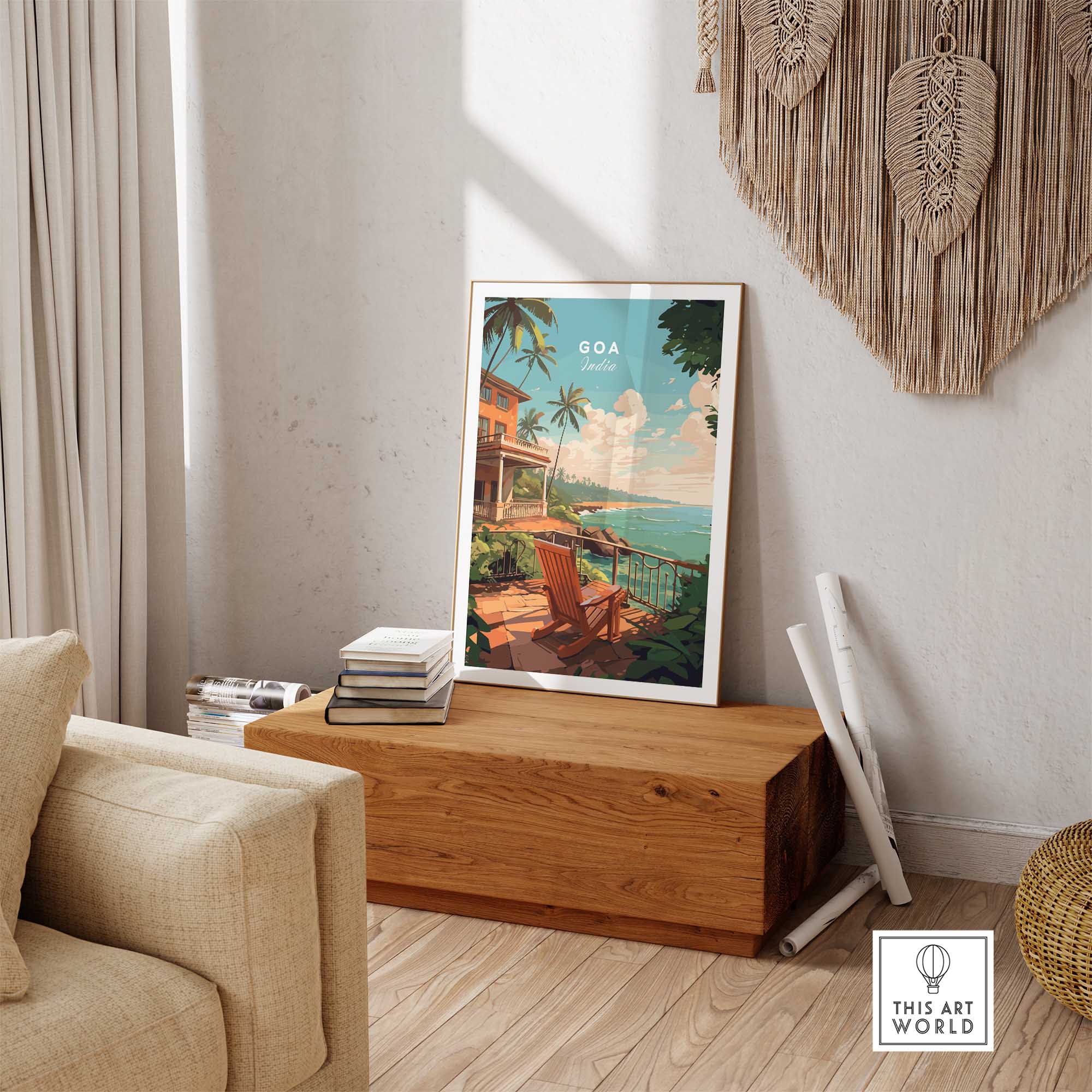 Goa India Wall Art-This Art World