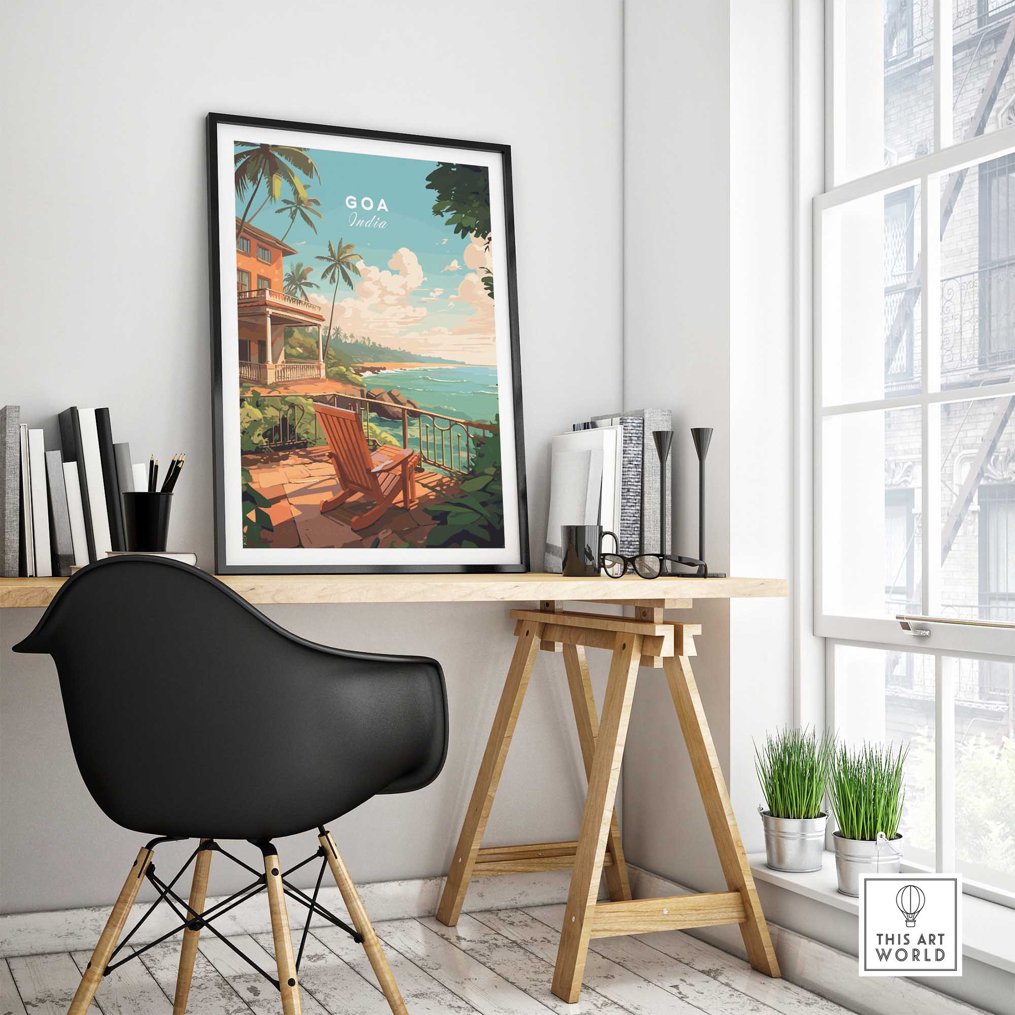 Goa India Wall Art-This Art World