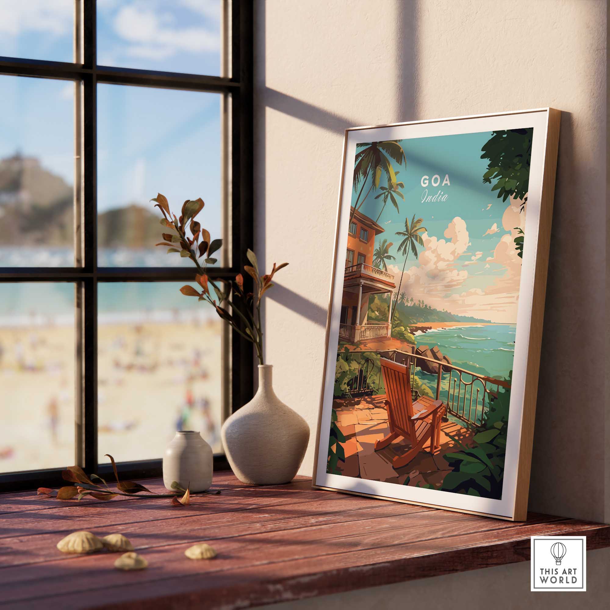 Goa India Wall Art-This Art World