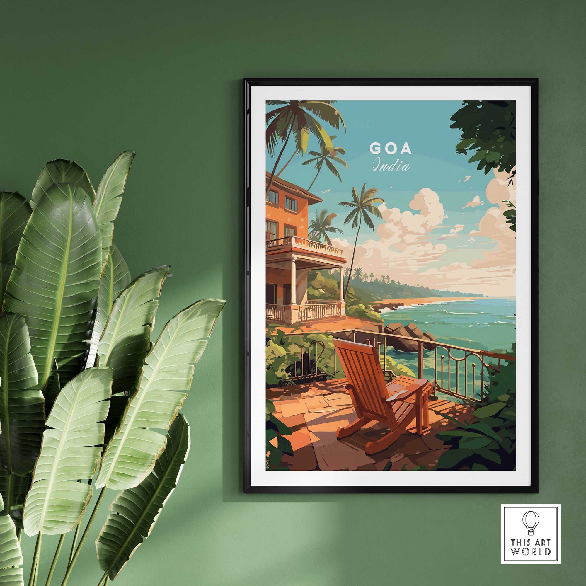 Goa India Wall Art-This Art World