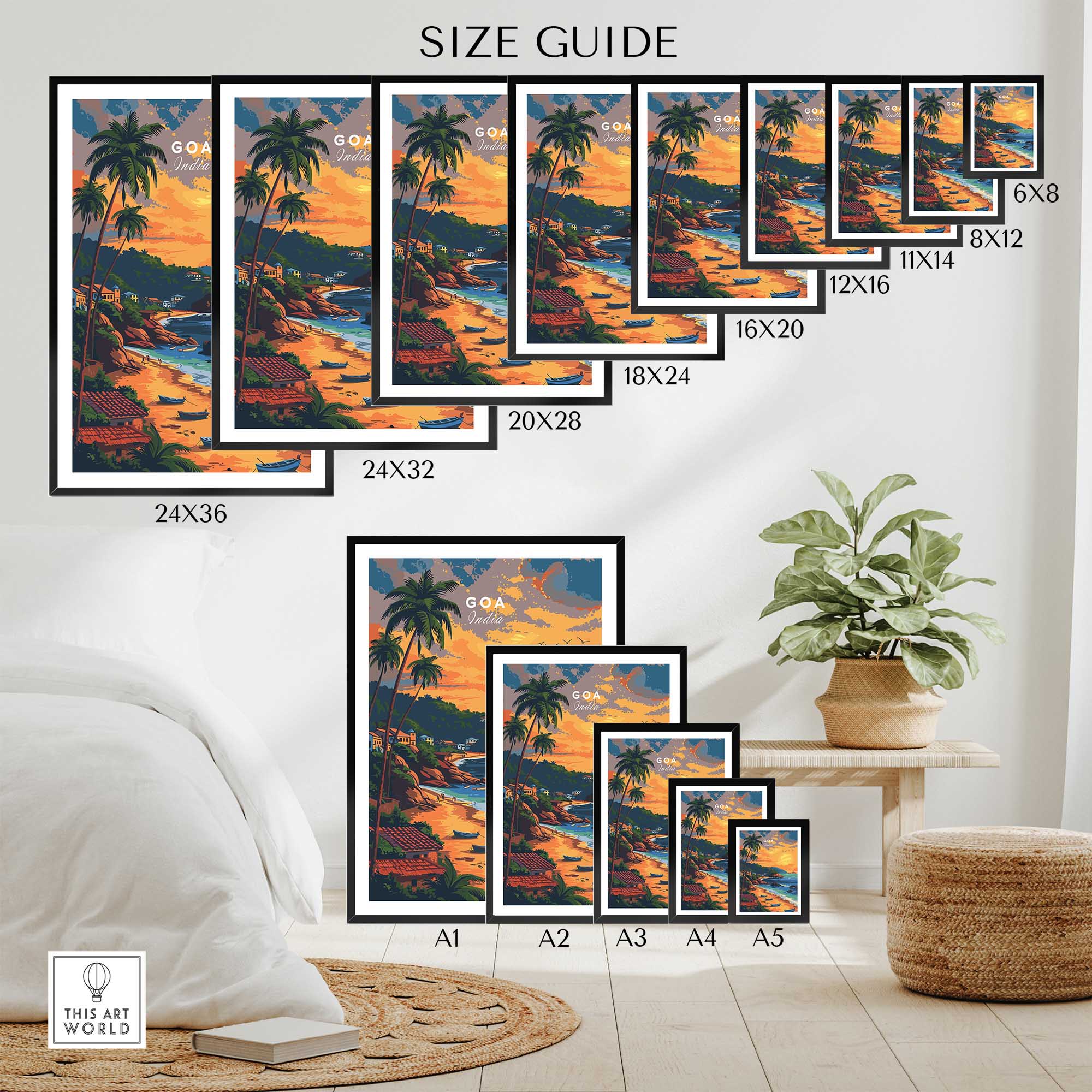 Goa Travel Poster-This Art World