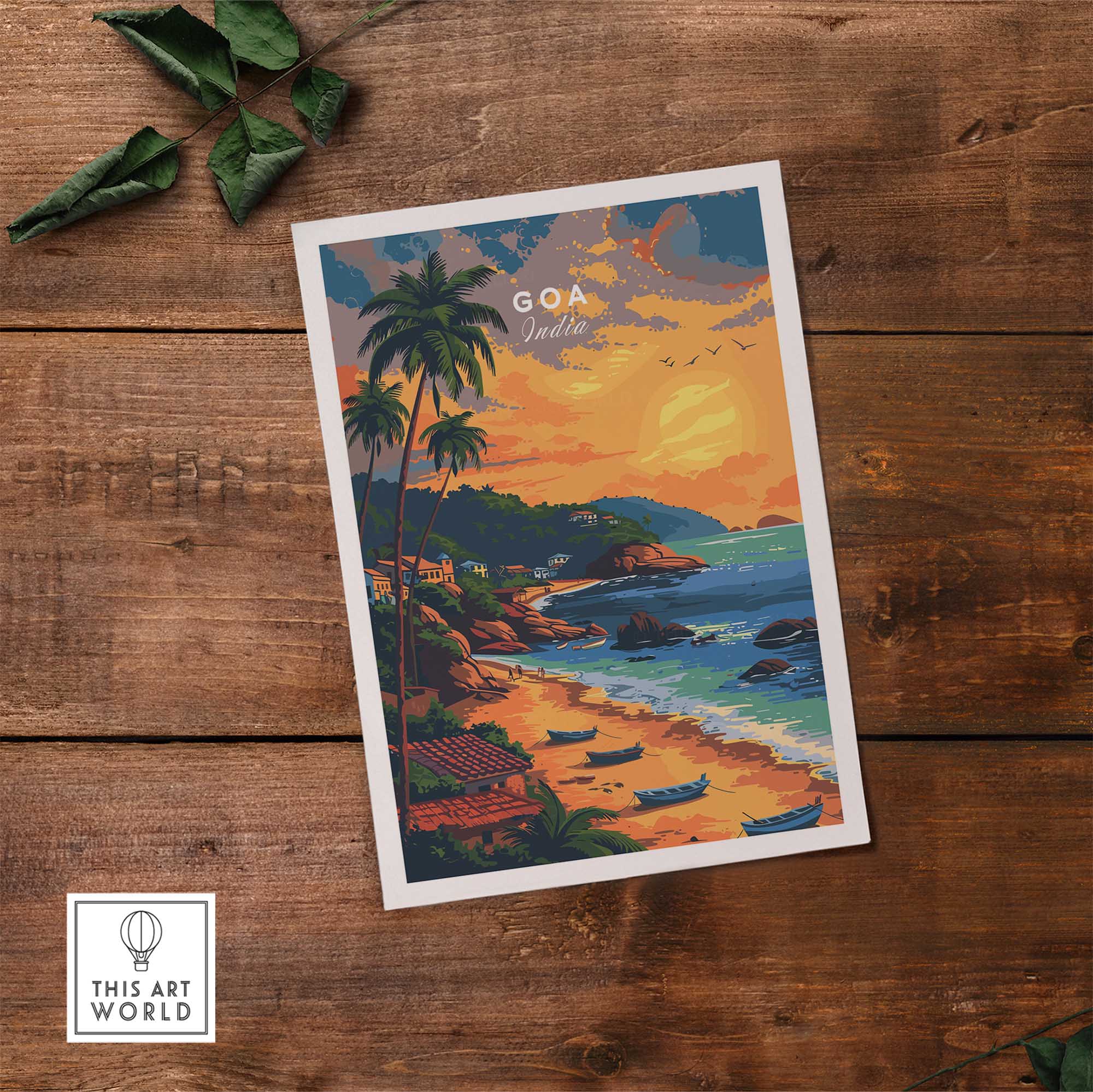 Goa Travel Poster-This Art World