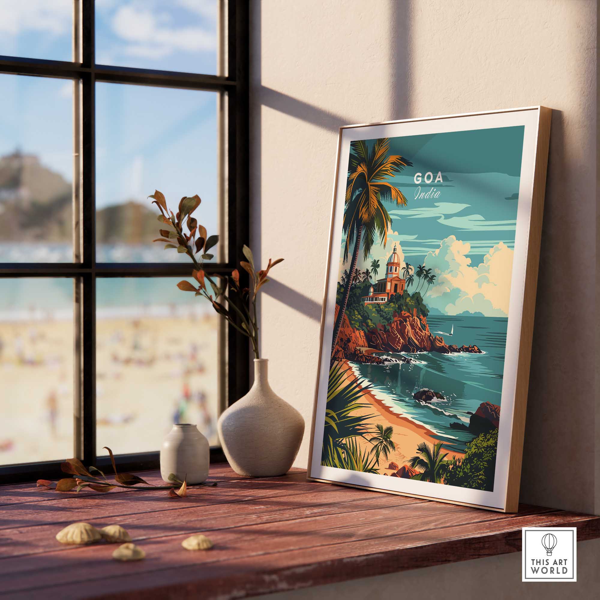 Goa Travel Print-This Art World
