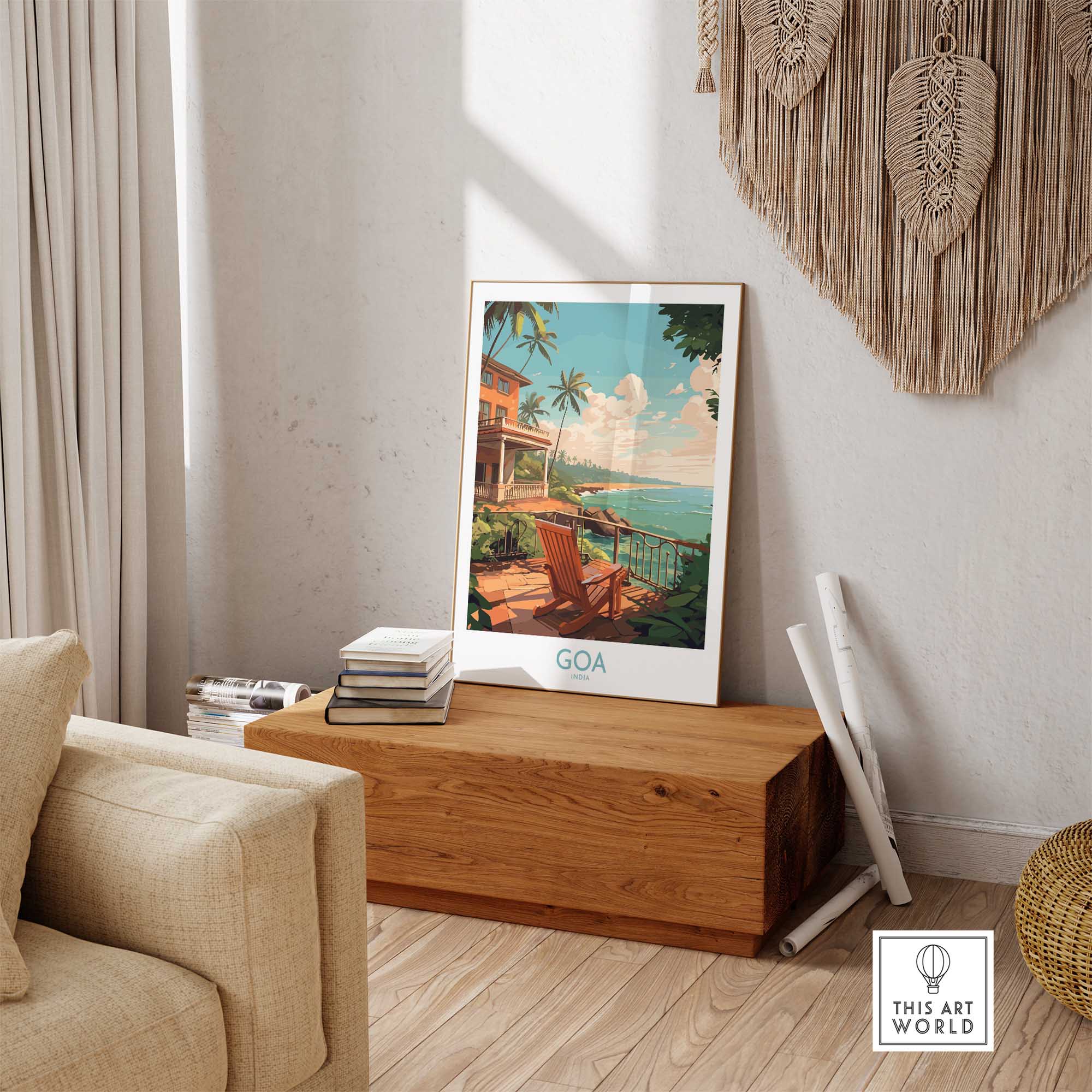 Goa Wall Art Print-This Art World