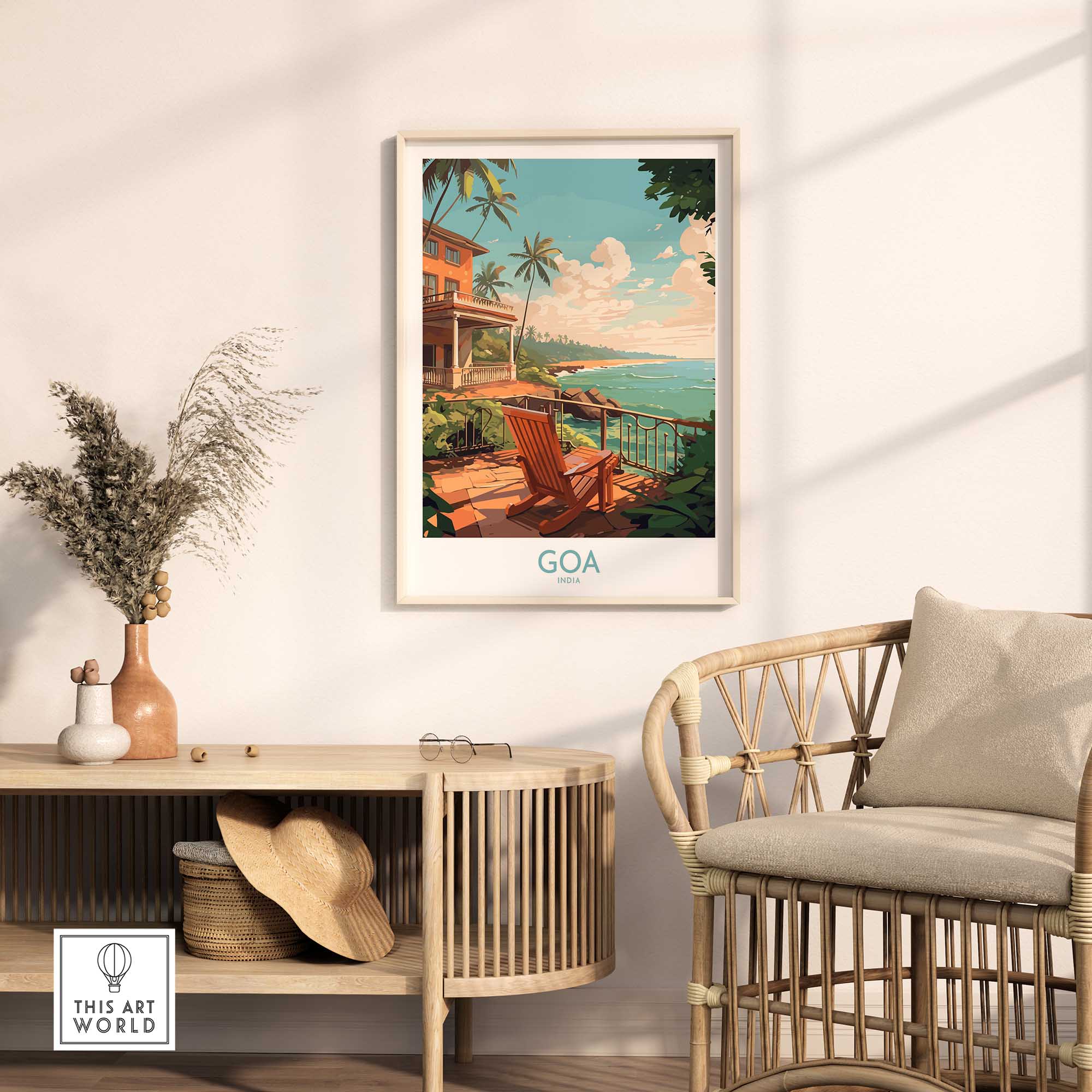 Goa Wall Art Print-This Art World