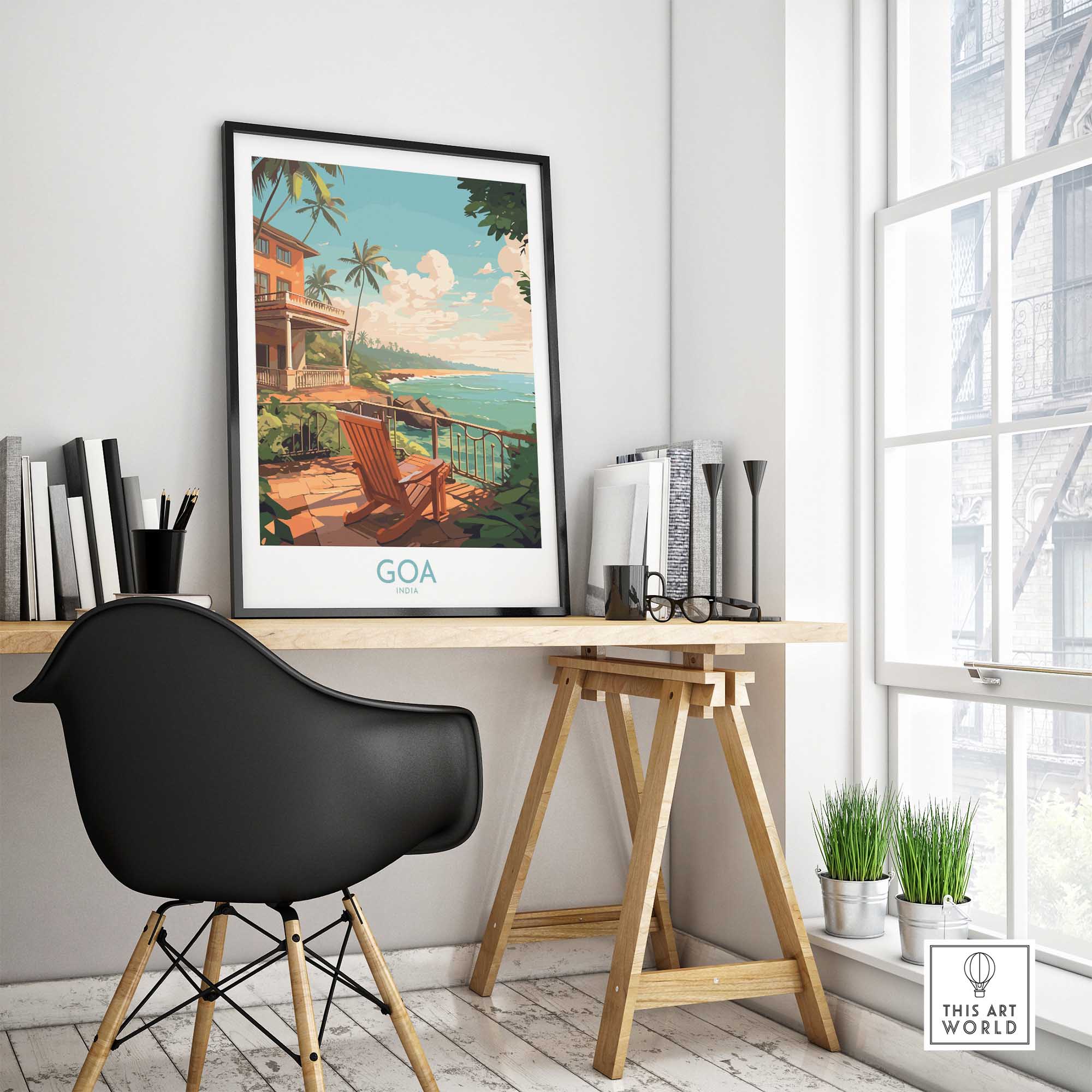 Goa Wall Art Print-This Art World