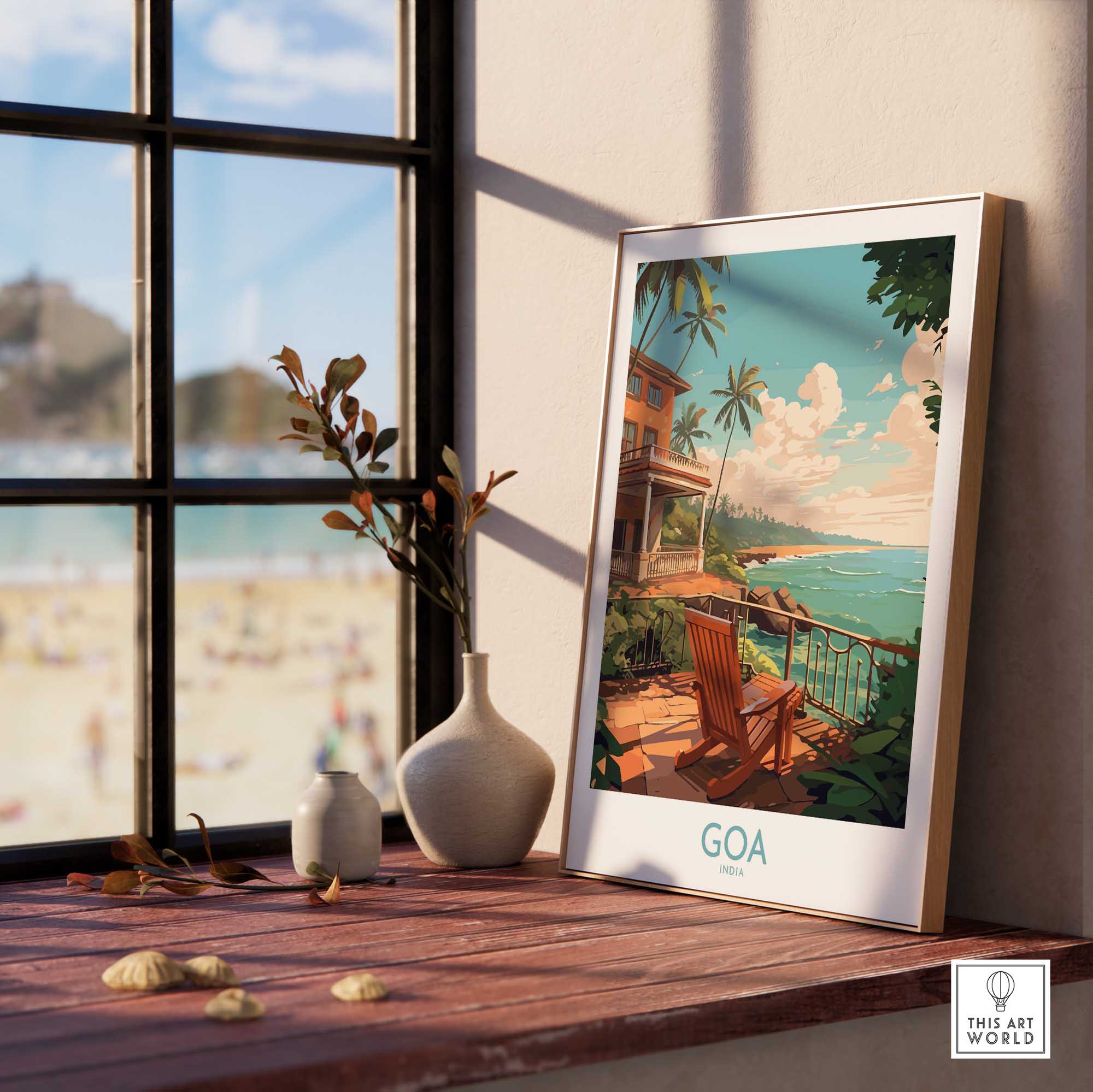 Goa Wall Art Print-This Art World