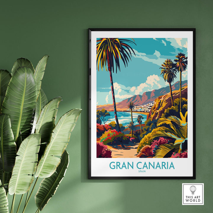 Gran Canaria Wall Art Print - Canary Islands