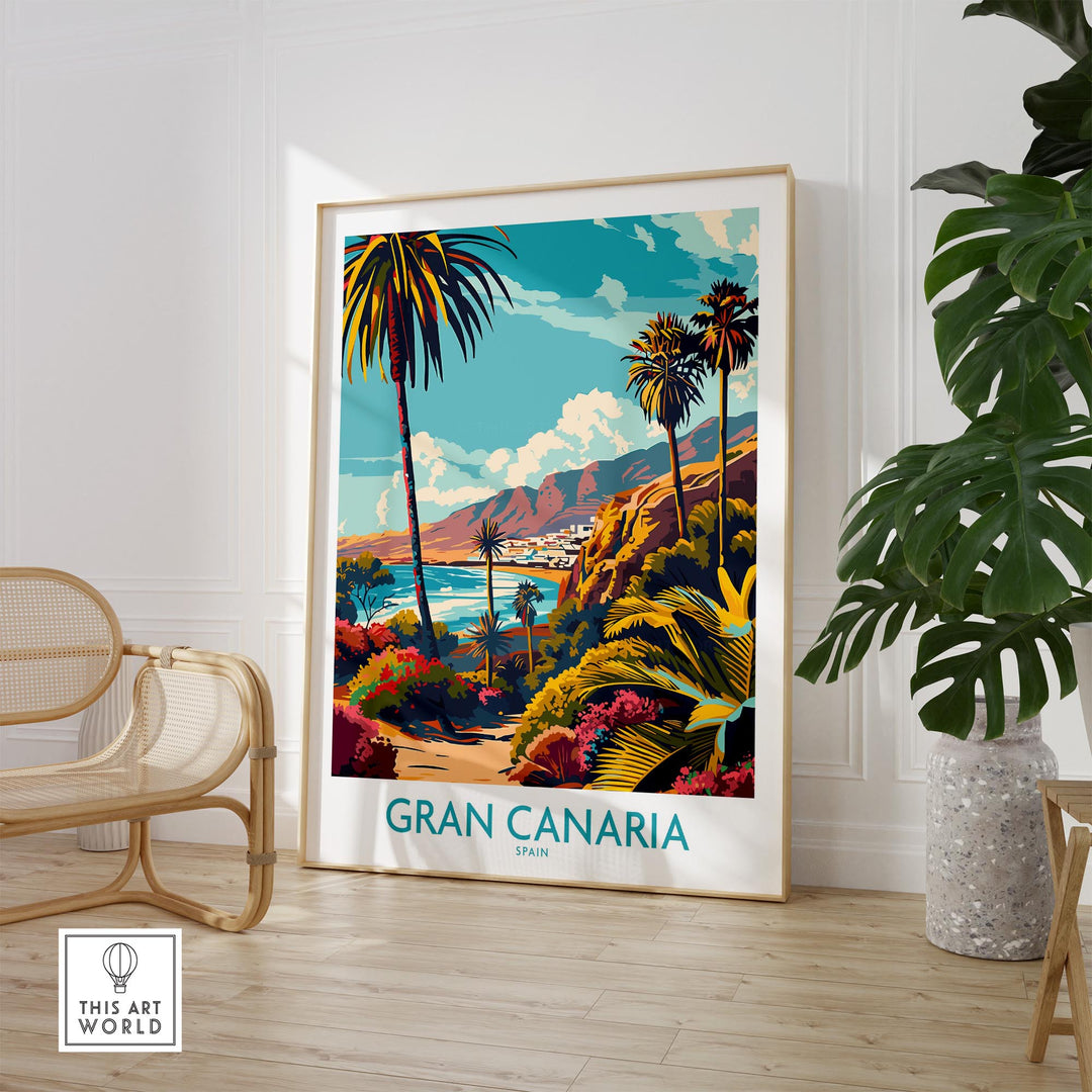 Gran Canaria Wall Art Print - Canary Islands