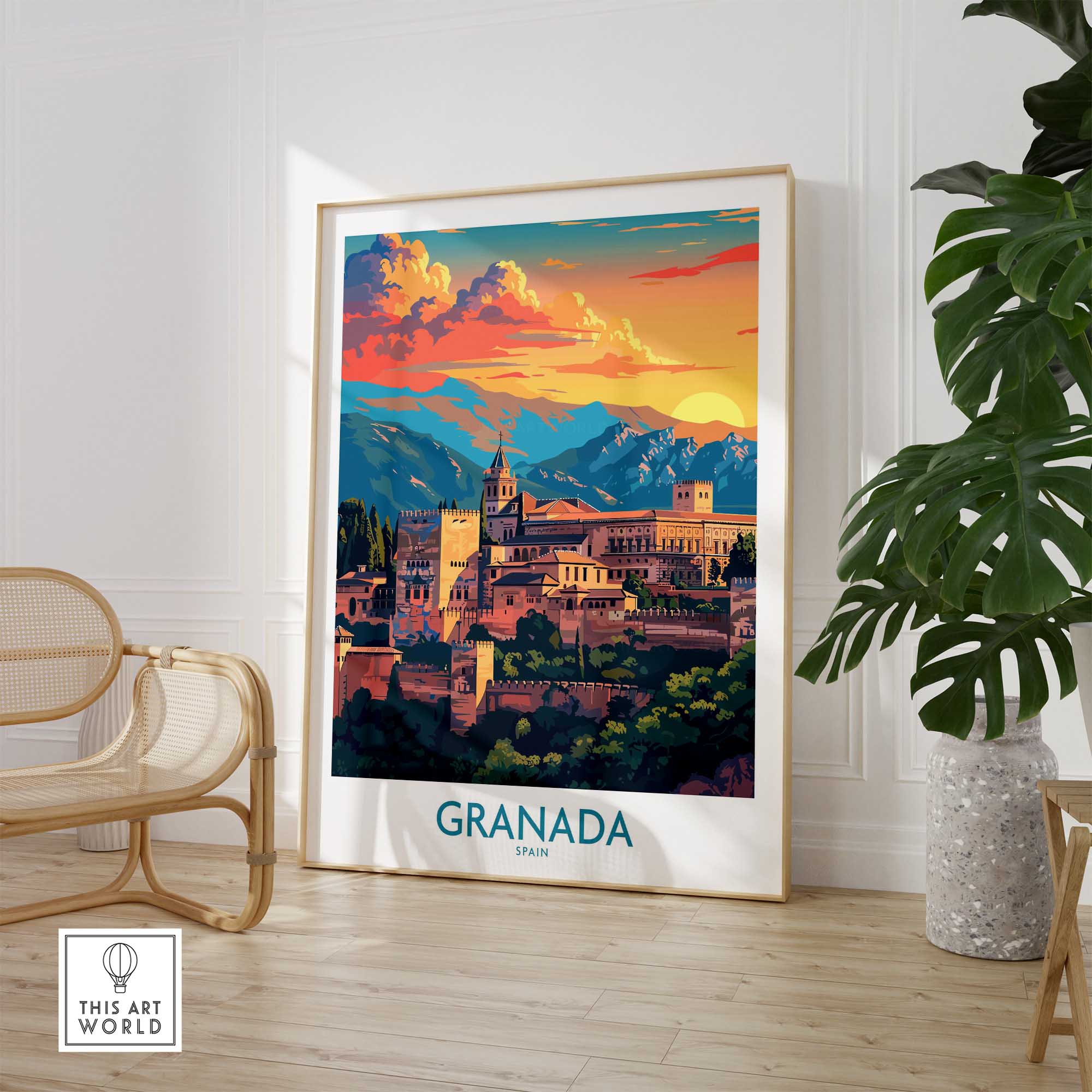 Granada Poster - Spain-This Art World