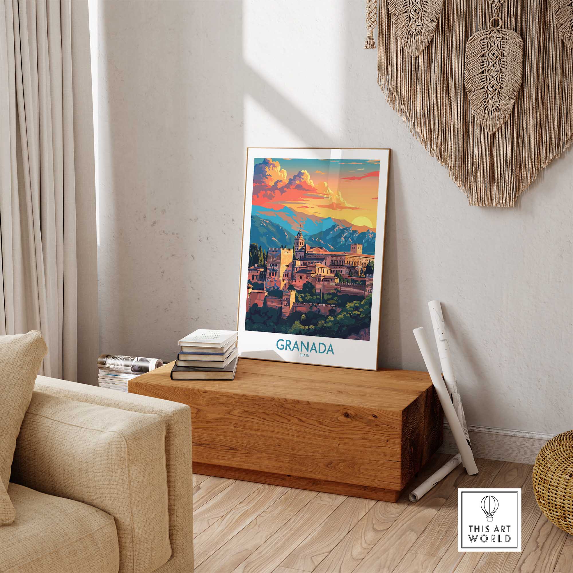 Granada Poster - Spain-This Art World