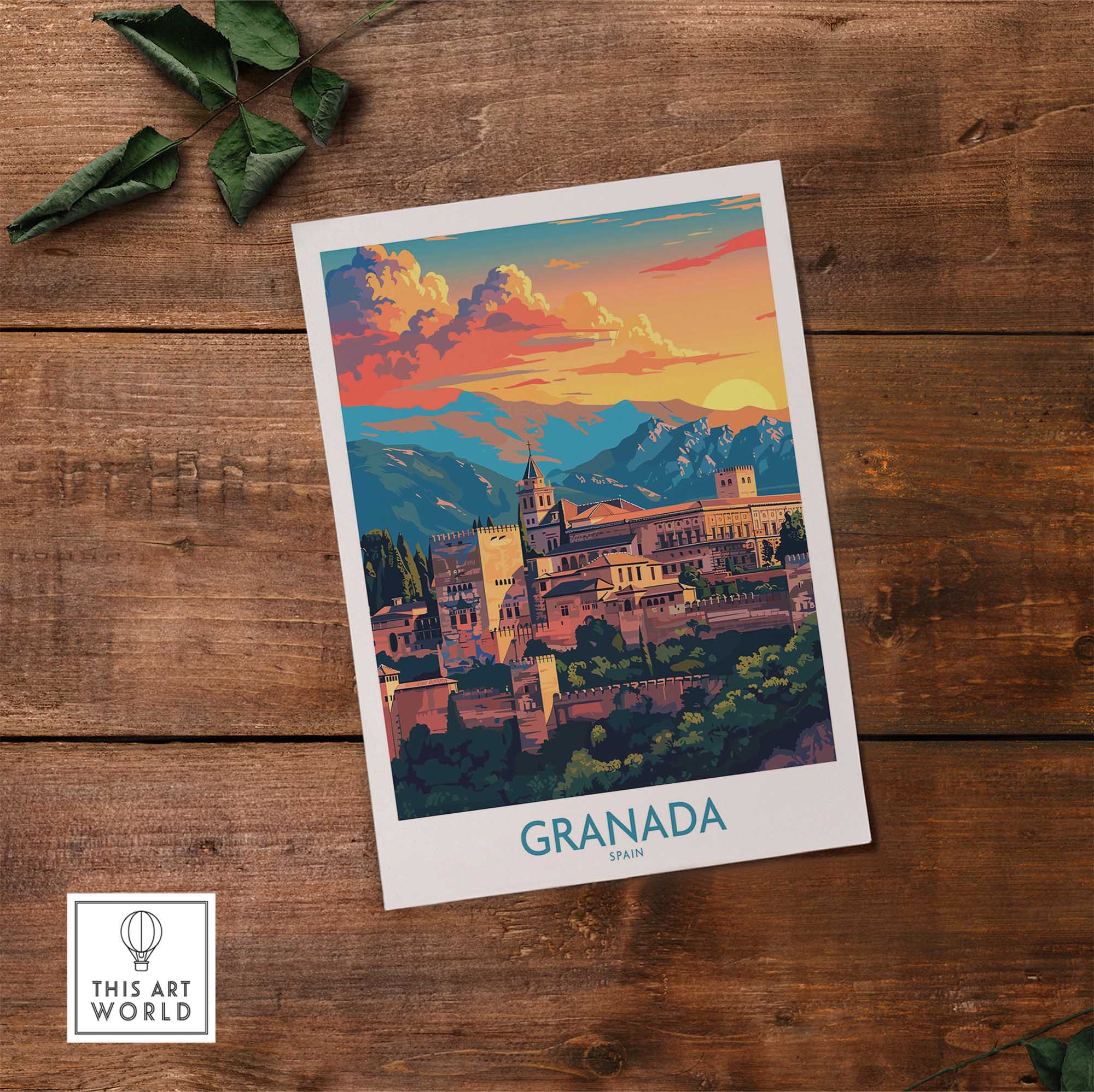 Granada Poster - Spain-This Art World