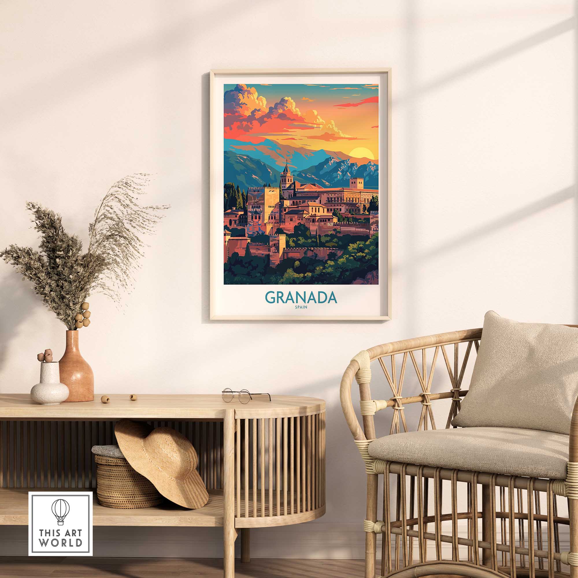 Granada Poster - Spain-This Art World