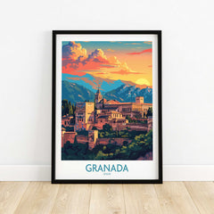 Granada Poster - Spain-This Art World