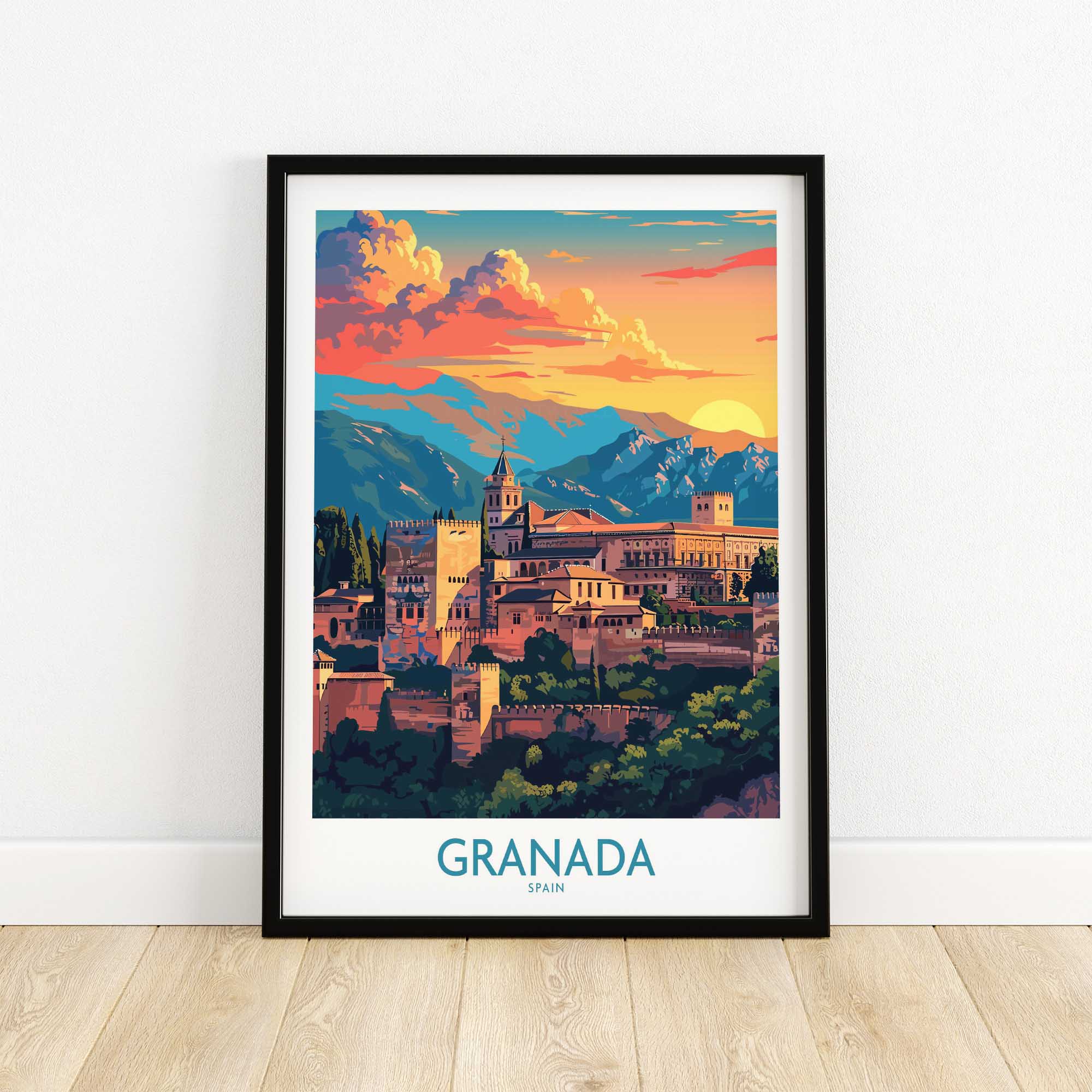 Granada Poster - Spain-This Art World