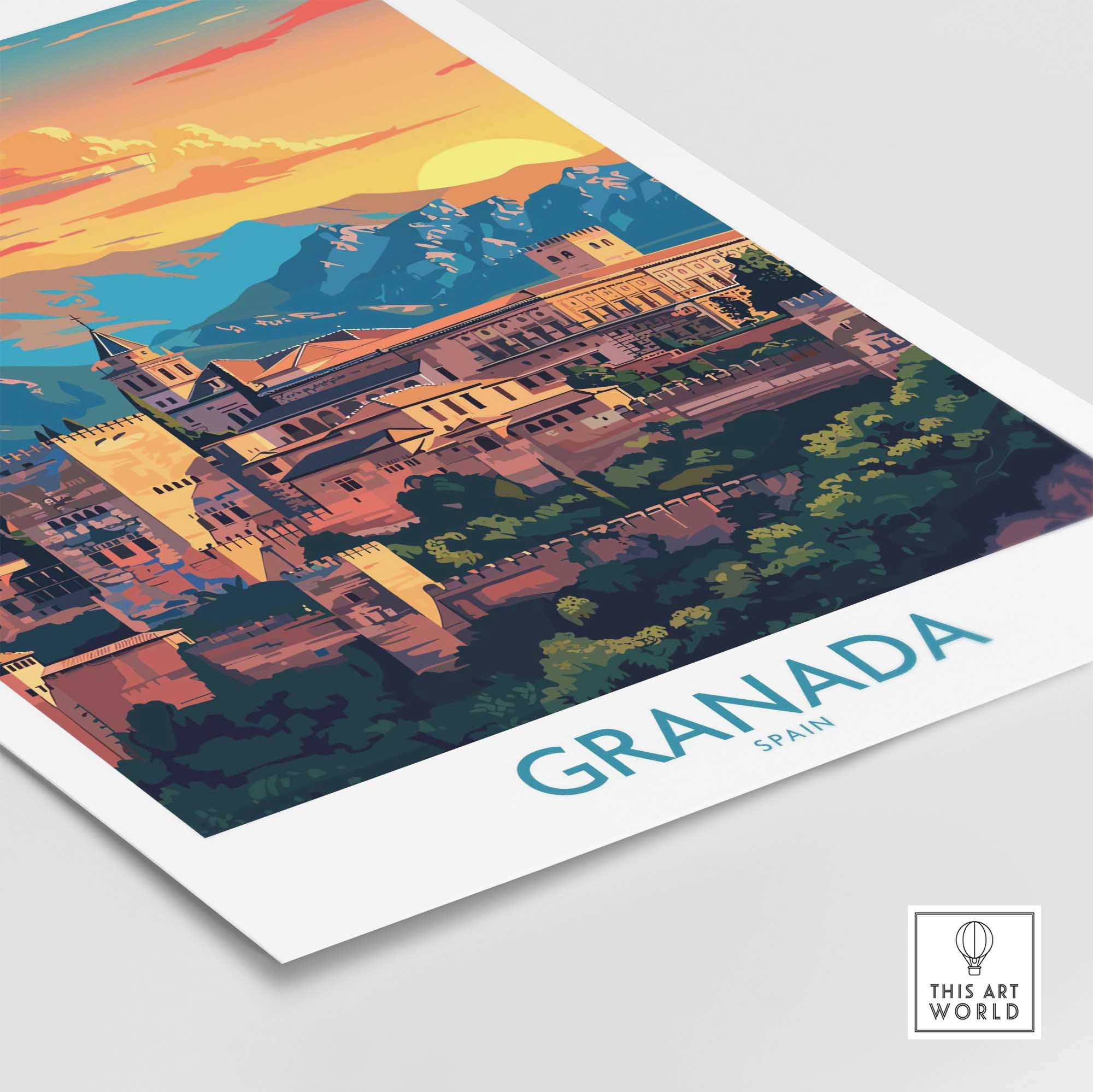 Granada Poster - Spain-This Art World