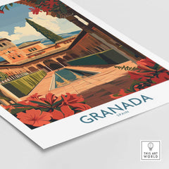Granada Poster - Spain-This Art World