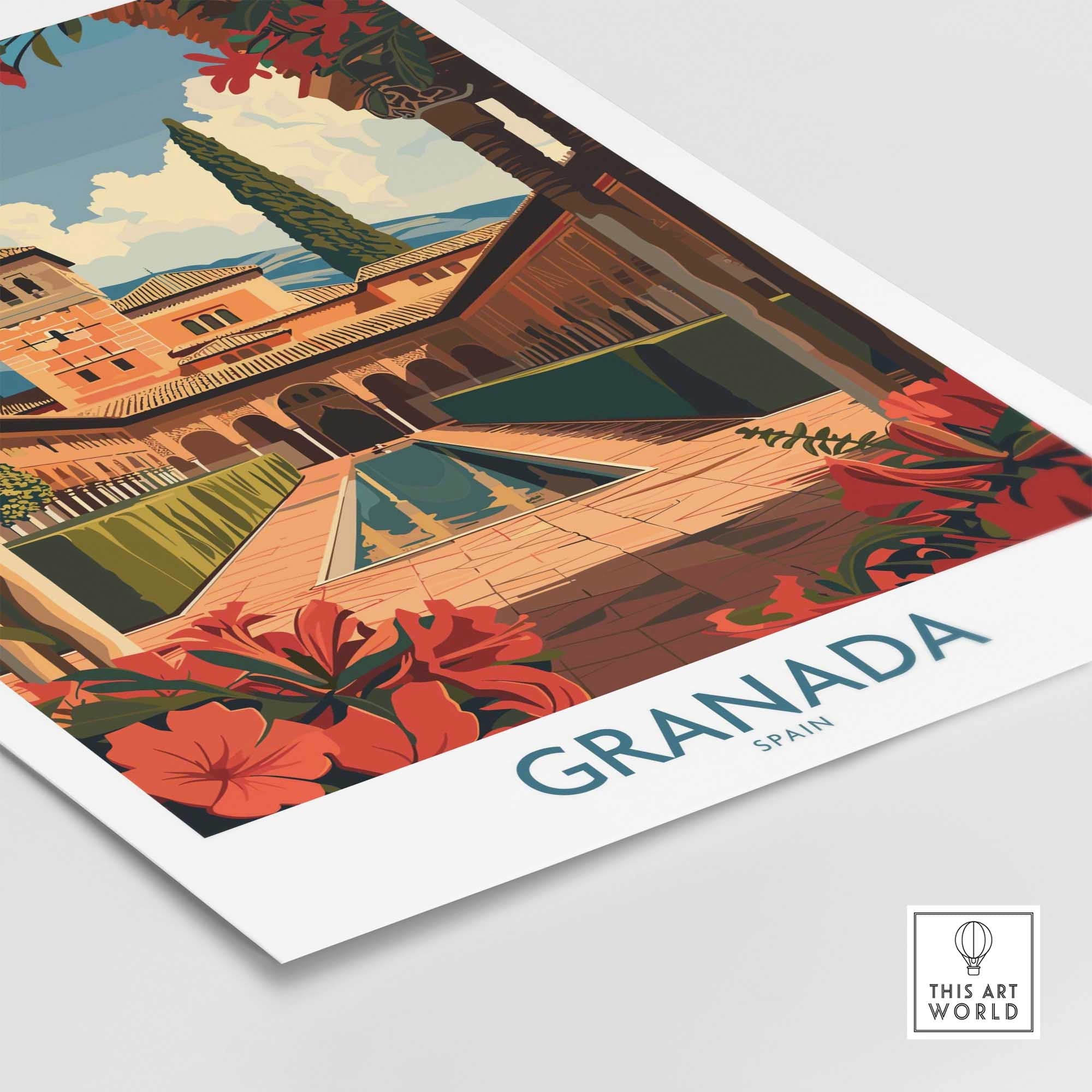 Granada Poster - Spain-This Art World