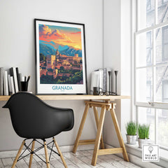 Granada Poster - Spain-This Art World