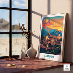 Granada Poster - Spain-This Art World