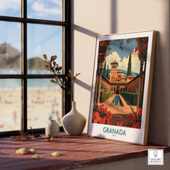 Granada Poster - Spain-This Art World
