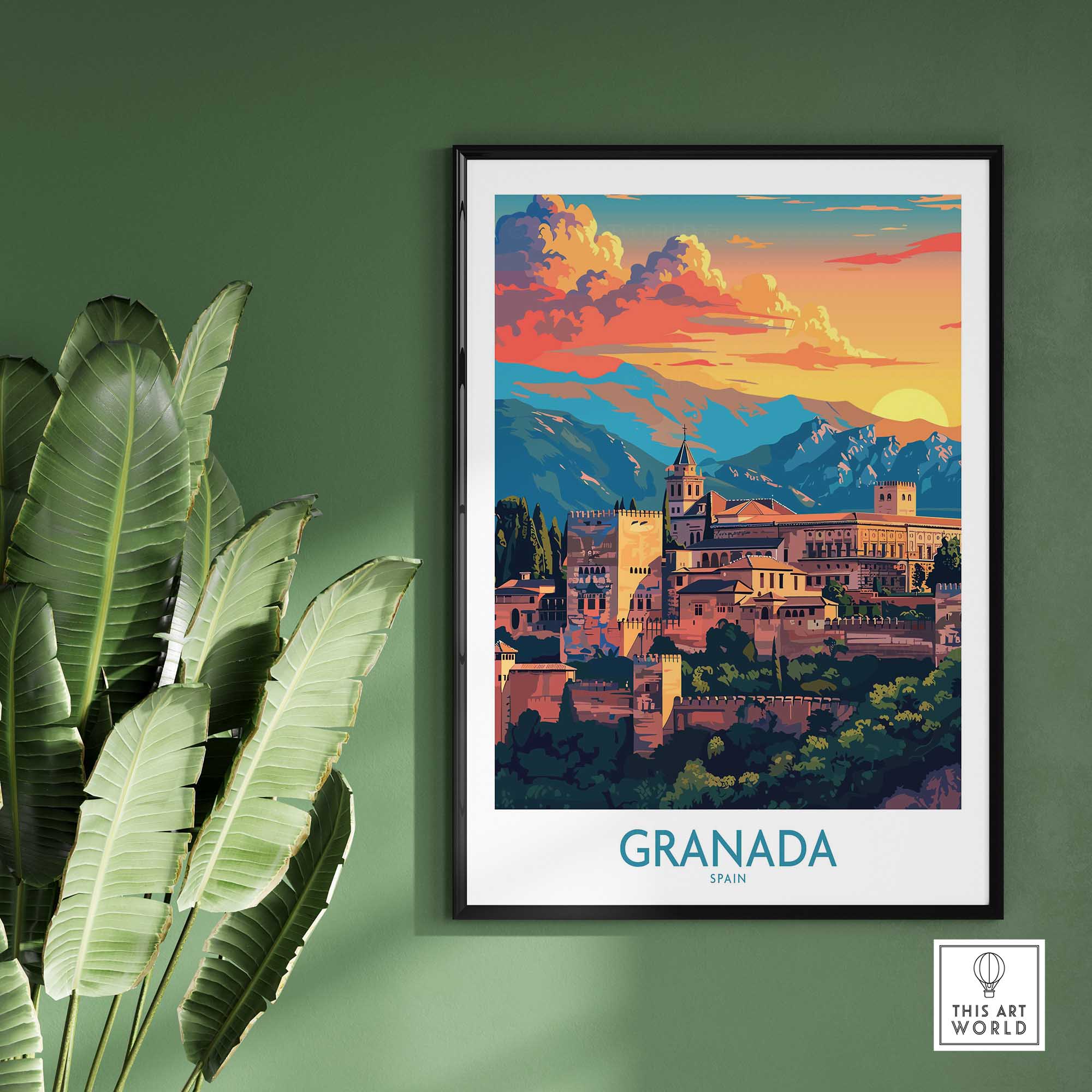 Granada Poster - Spain-This Art World