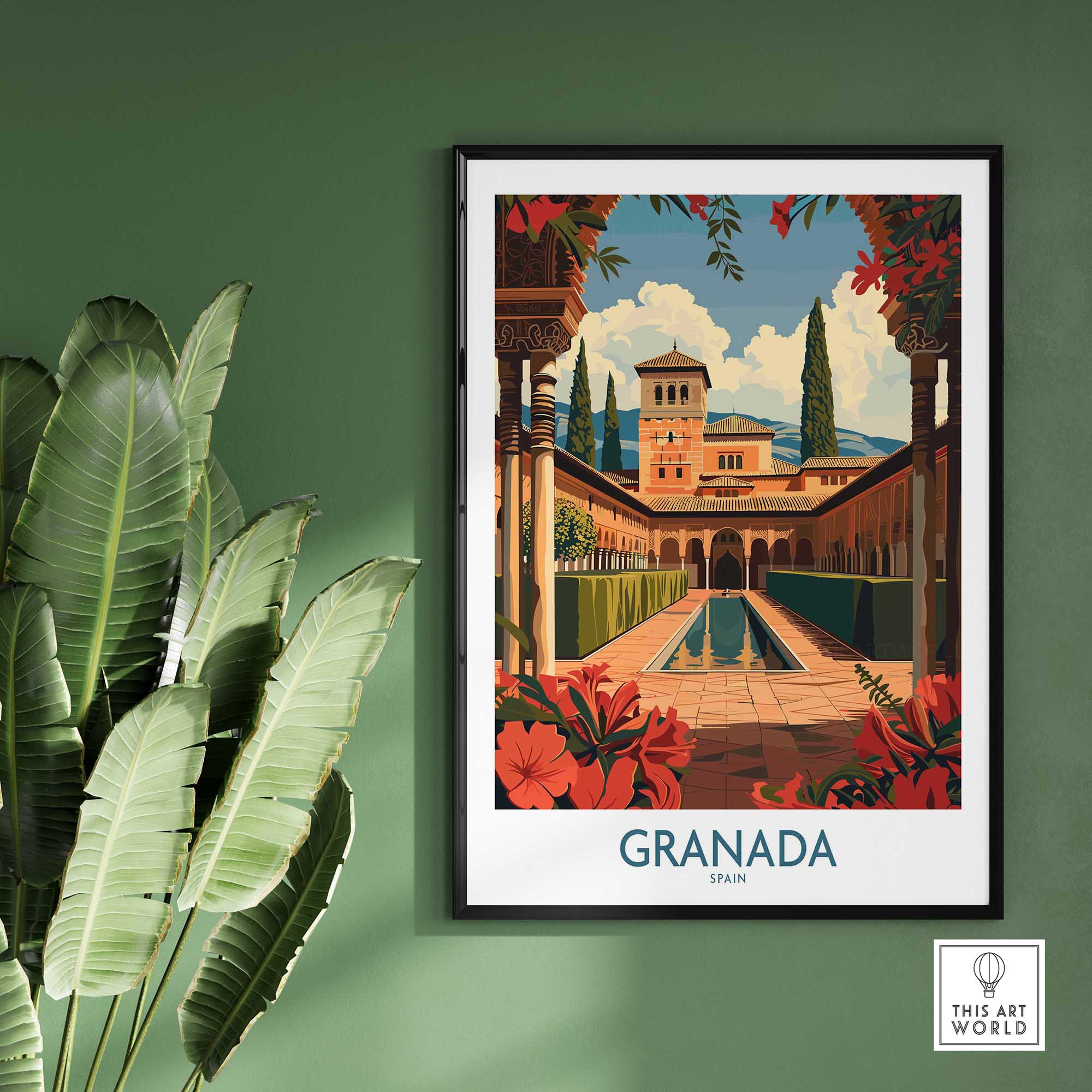 Granada Poster - Spain-This Art World