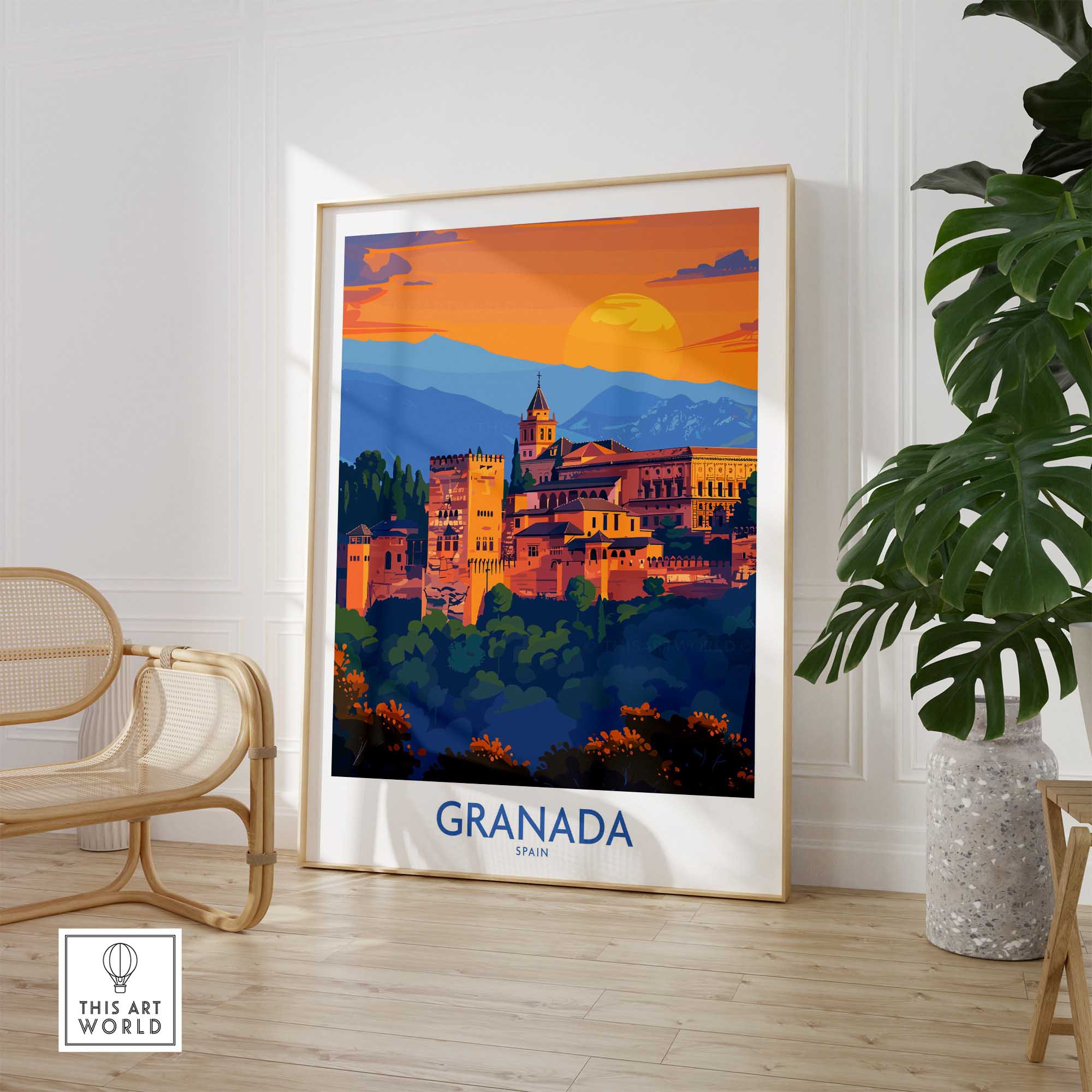 Granada Print - Spain-This Art World