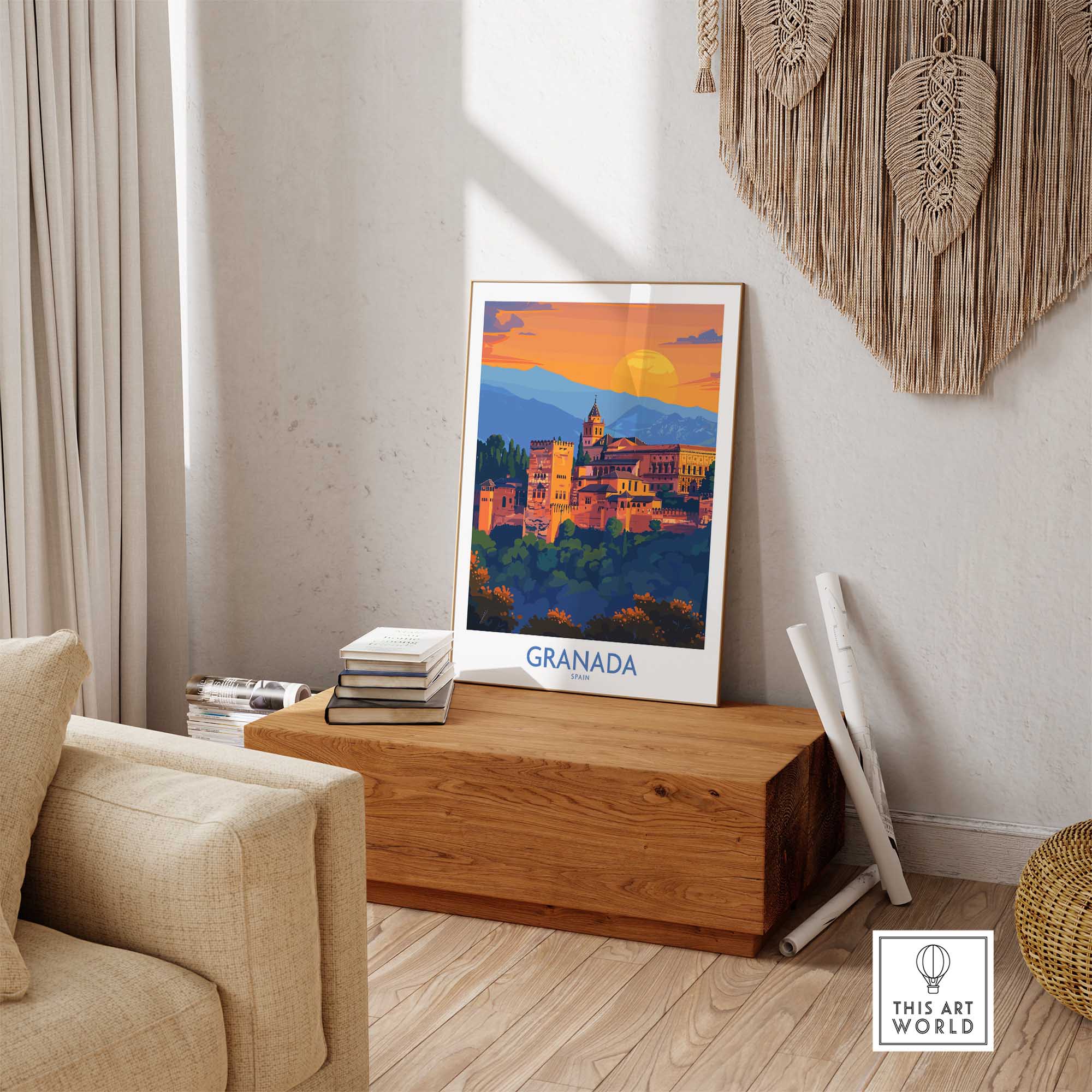 Granada Print - Spain-This Art World