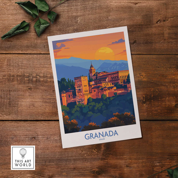 Granada Print - Spain-This Art World