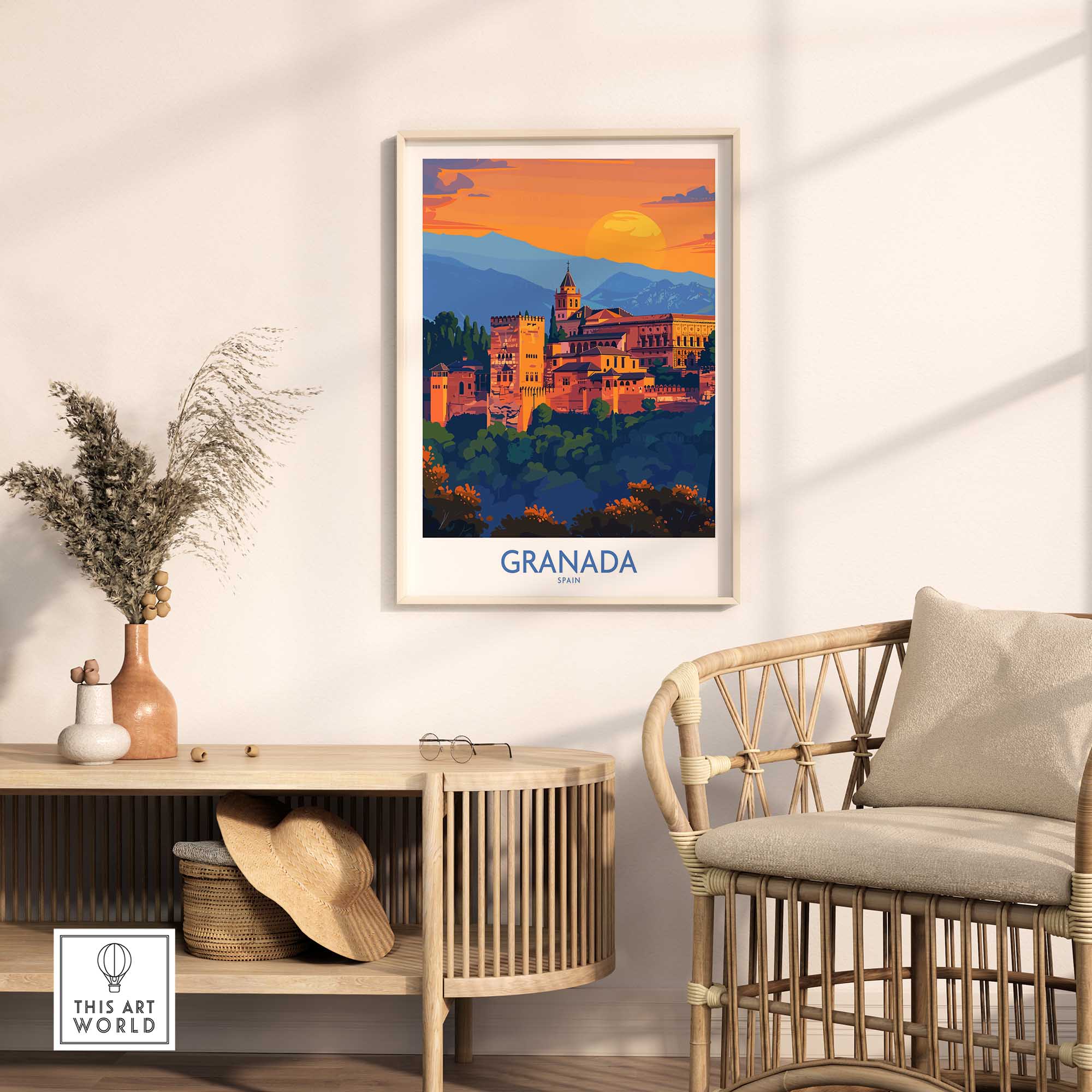 Granada Print - Spain-This Art World