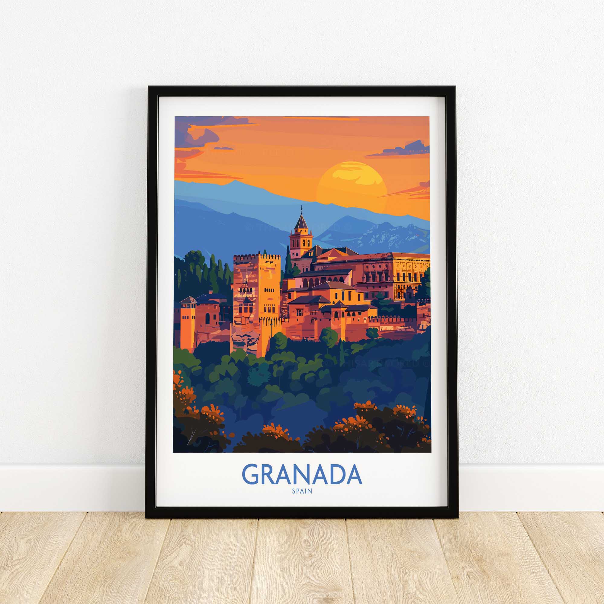 Granada Print - Spain-This Art World