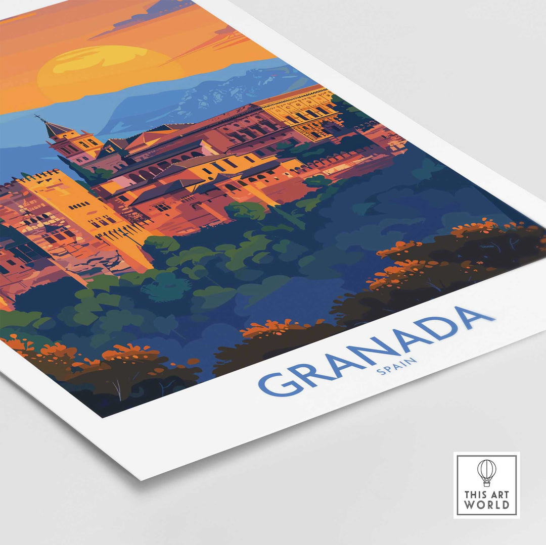 Granada Print - Spain-This Art World