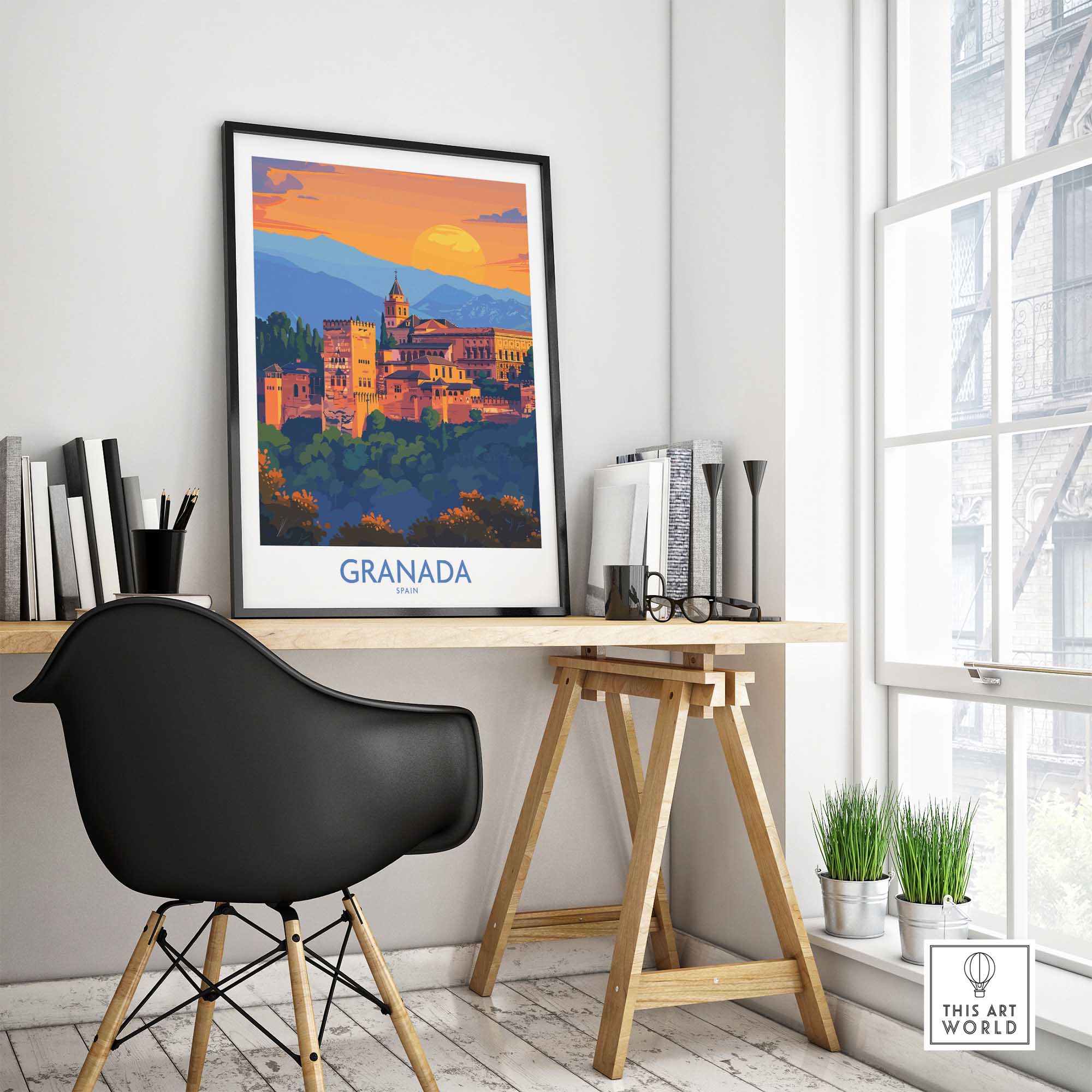 Granada Print - Spain-This Art World
