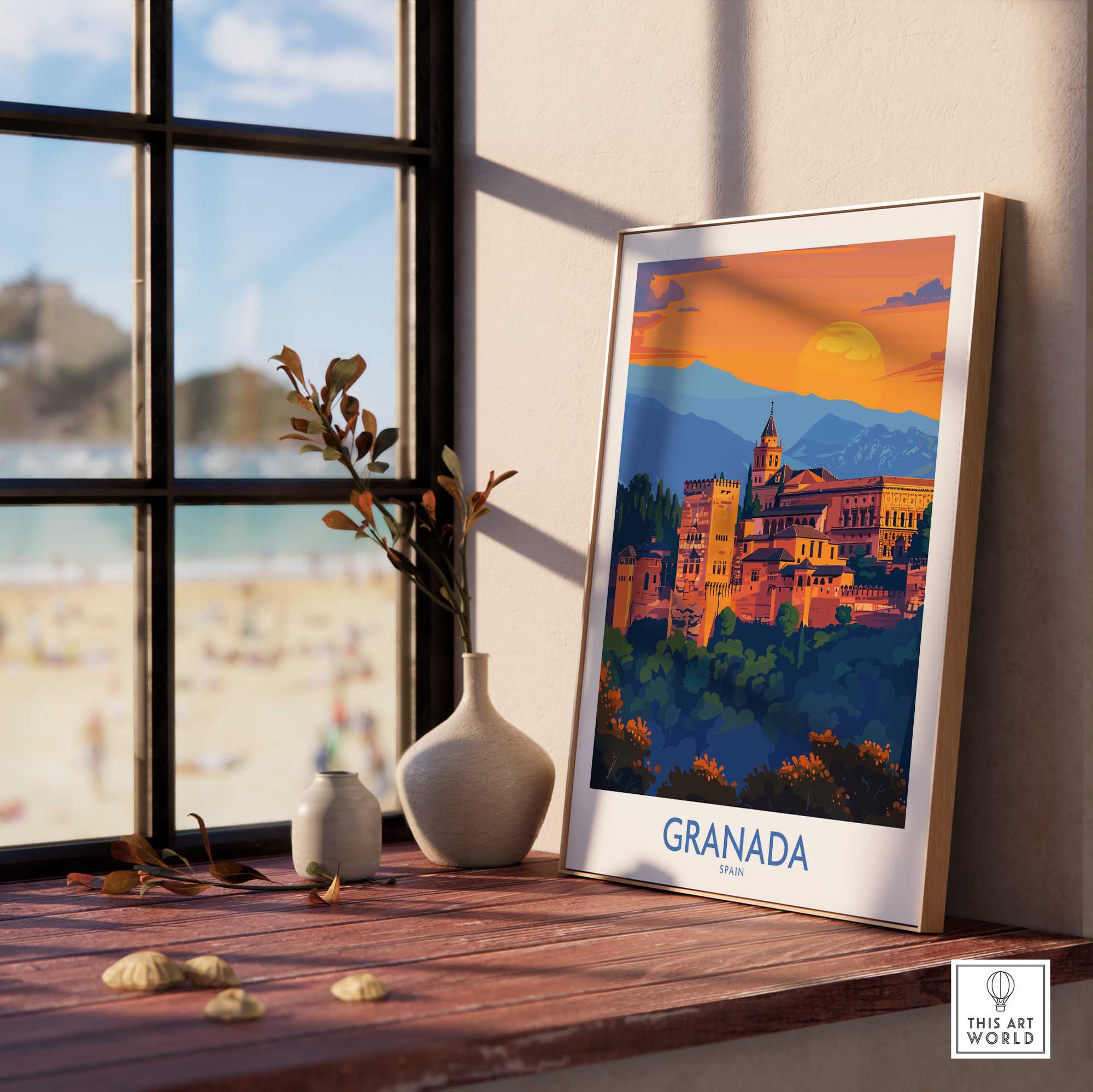Granada Print - Spain-This Art World
