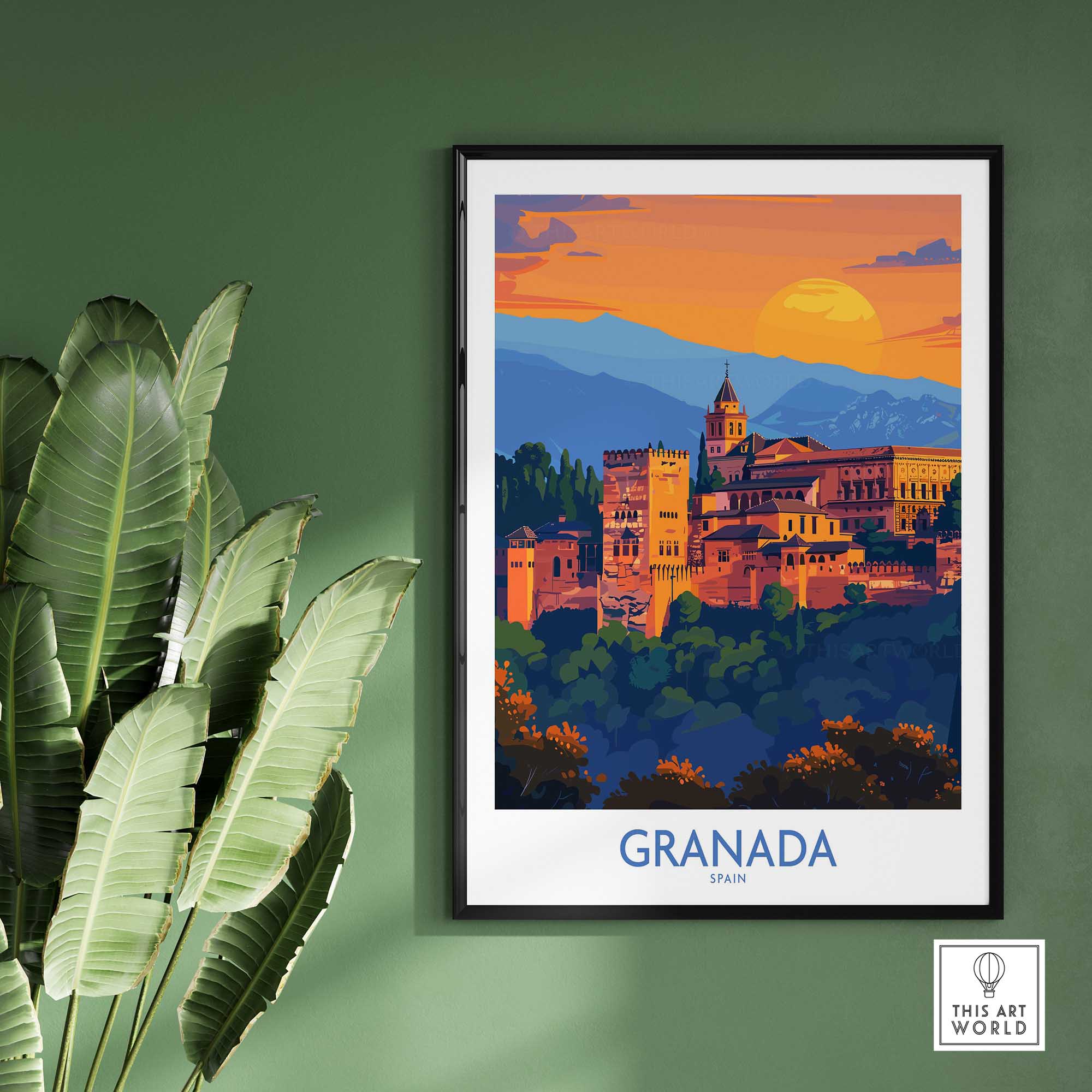 Granada Print - Spain-This Art World