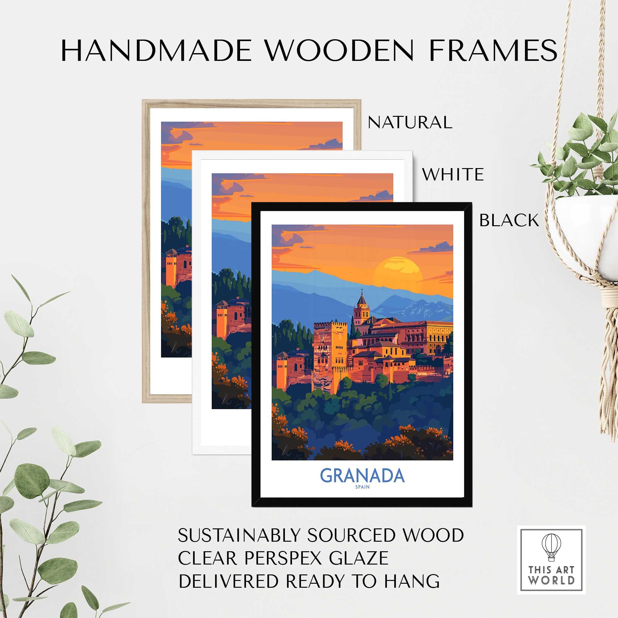 Granada Print - Spain-This Art World