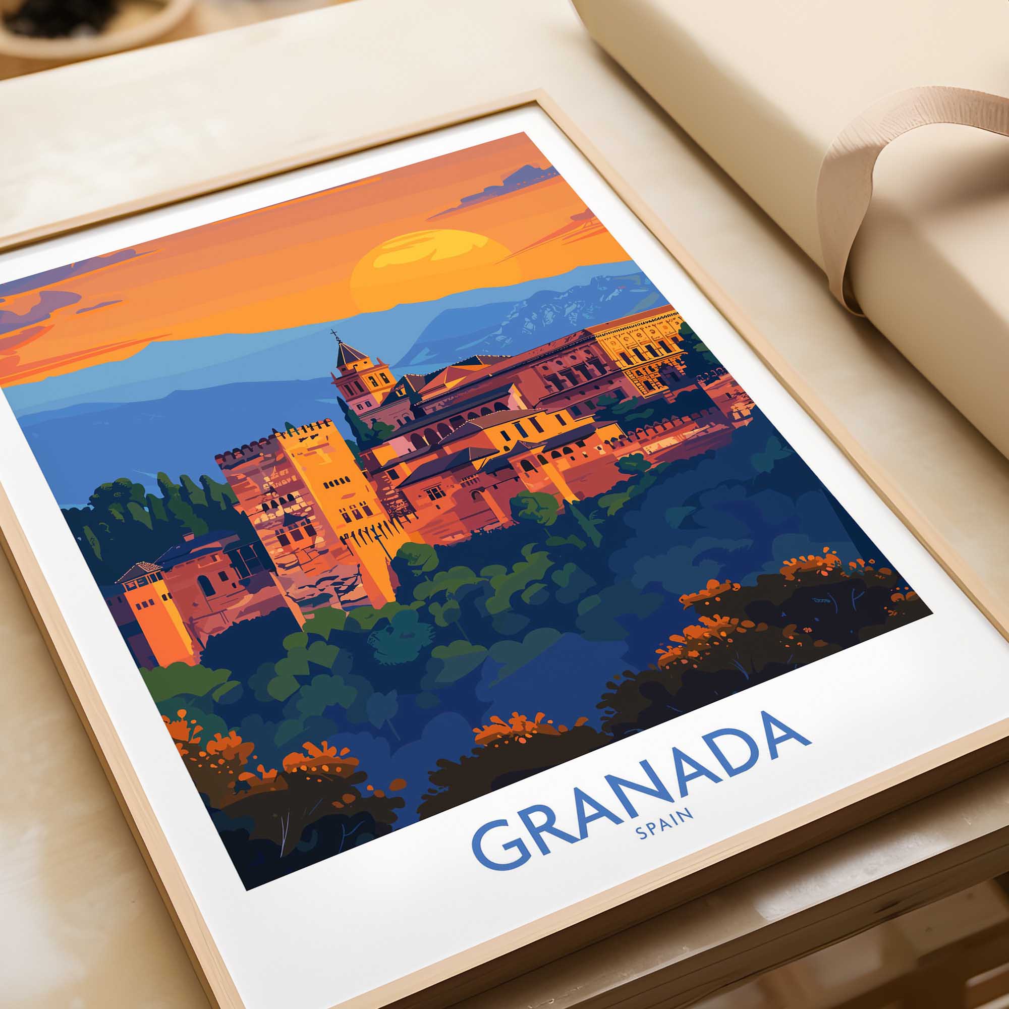 Granada Print - Spain-This Art World