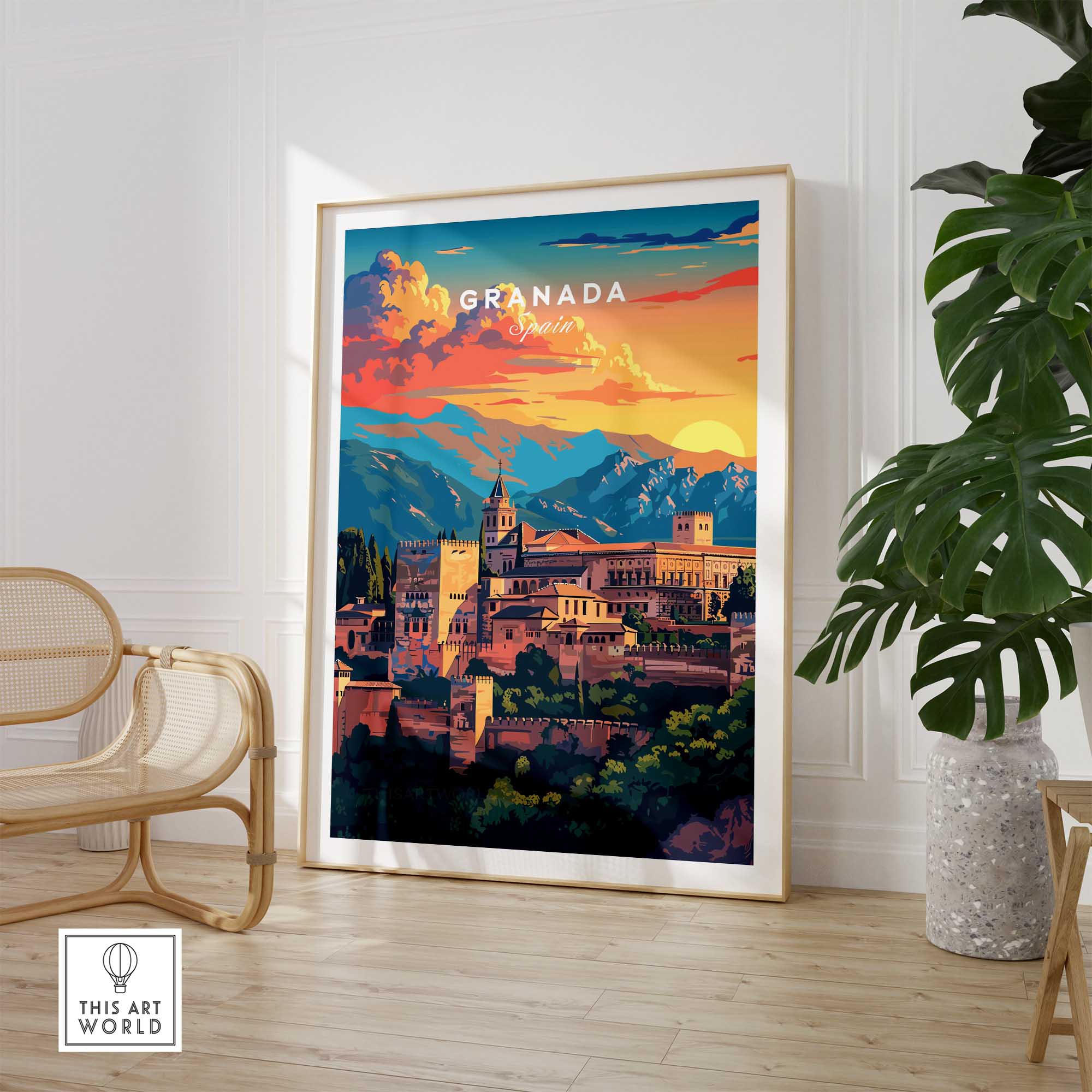Granada Travel Poster-This Art World