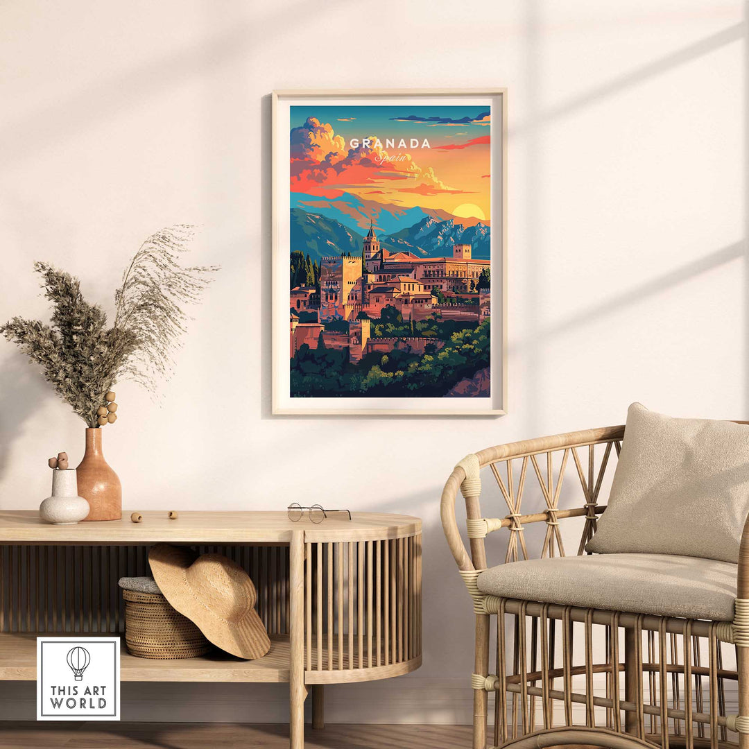 Granada Travel Poster-This Art World