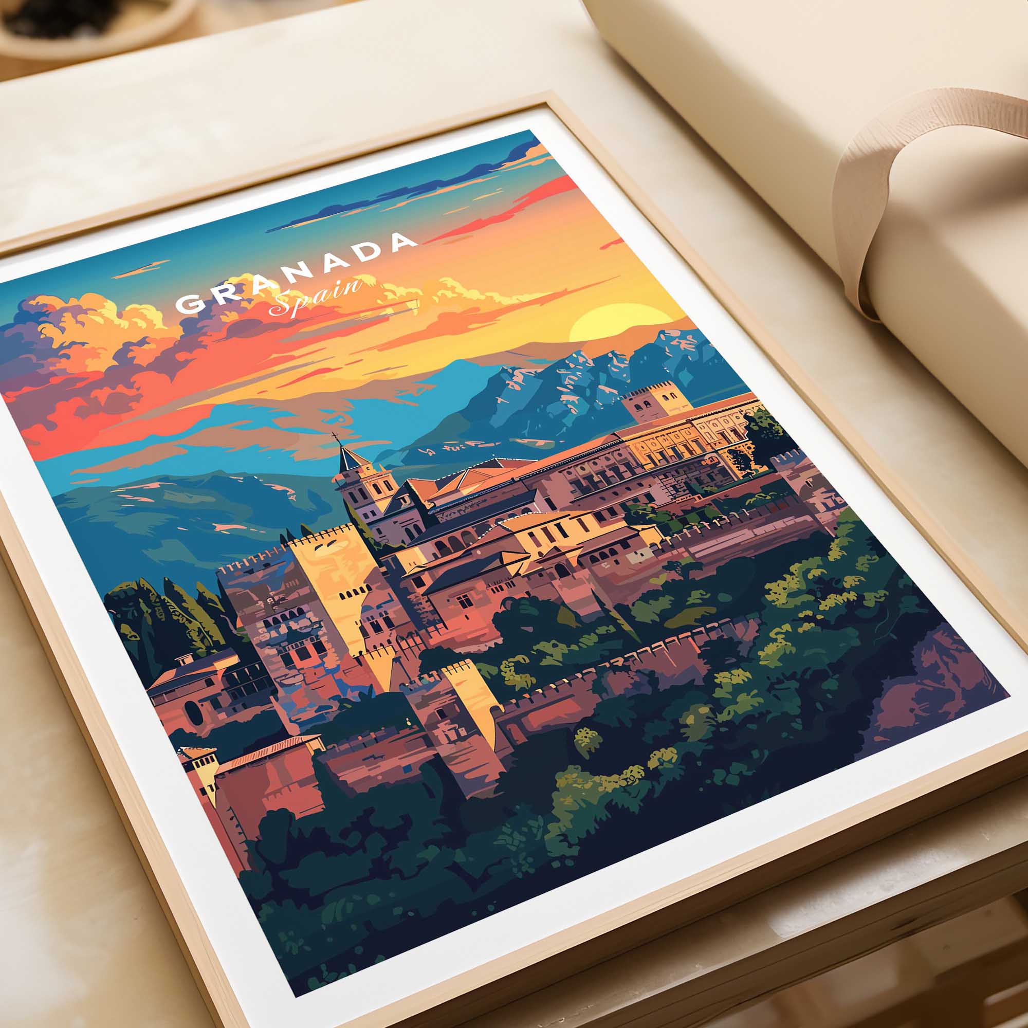 Granada Travel Poster-This Art World